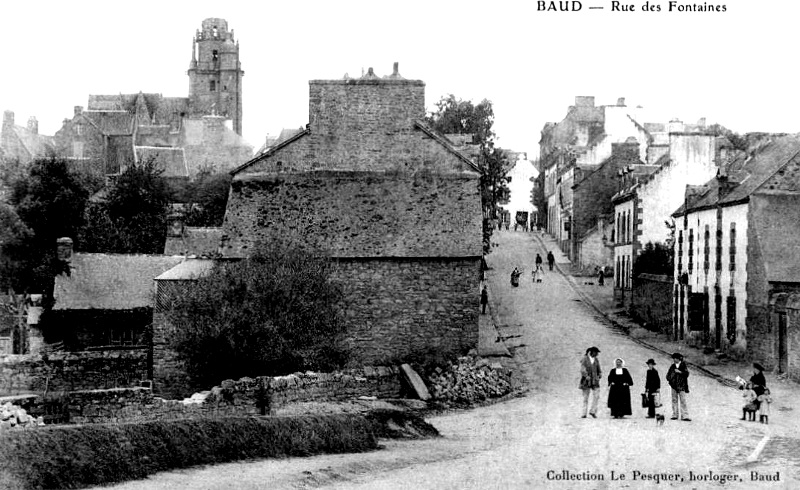 Ville de Baud (Morbihan-Bretagne).