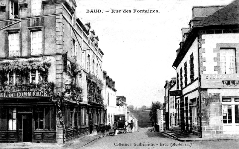 Ville de Baud (Morbihan-Bretagne).