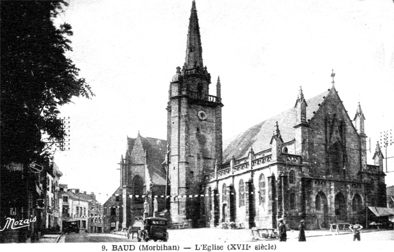 Eglise de Baud (Morbihan-Bretagne).