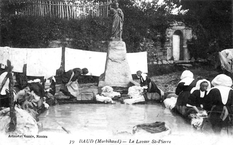 Lavoir de Baud (Morbihan-Bretagne).