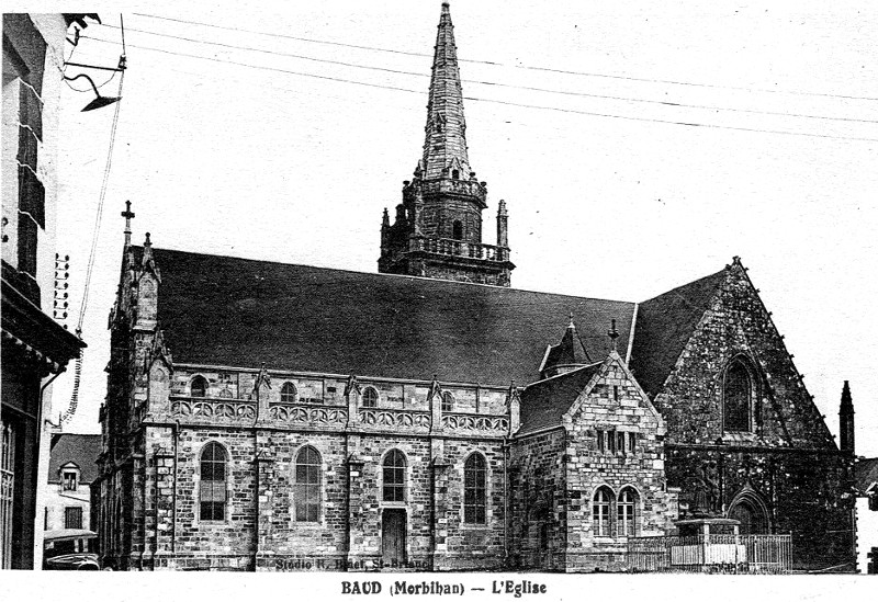 Eglise de Baud (Morbihan-Bretagne).