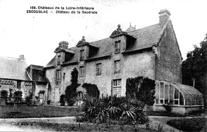 Chteau de la Saudraie  Escoublac (anciennement en Bretagne).