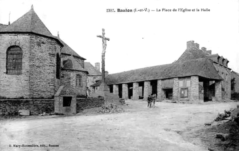 Ville de Baulon (Bretagne).