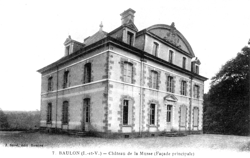 Chateau de Baulon (Bretagne).