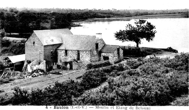 Moulin de Baulon (Bretagne).