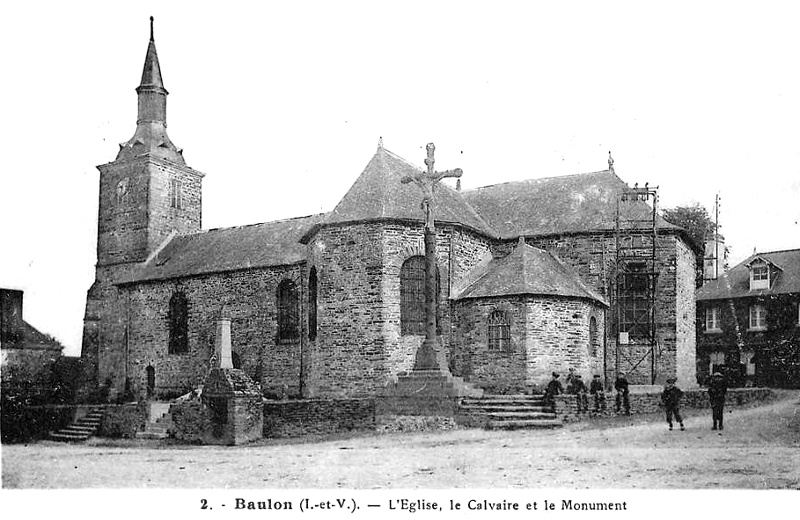 Eglise de Baulon (Bretagne).