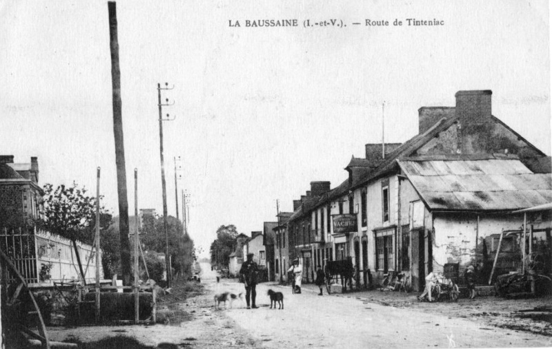 Ville de La Baussaine (Bretagne).