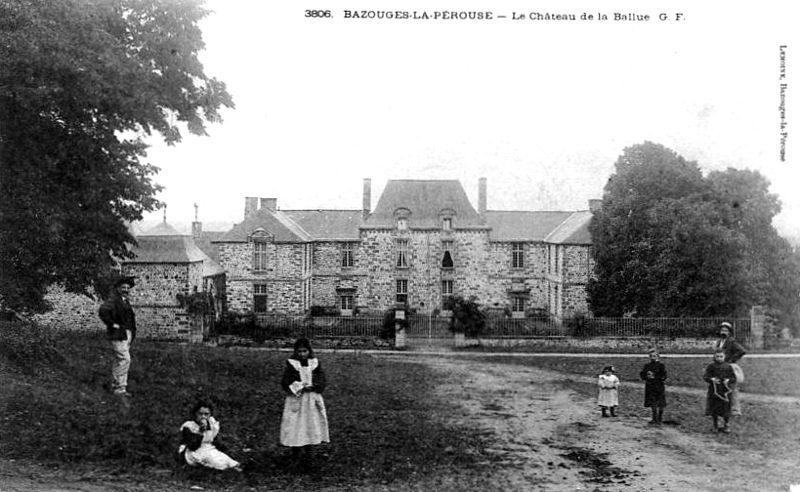 Chteau de la Ballue  Bazouges-la-Prouse (Bretagne).