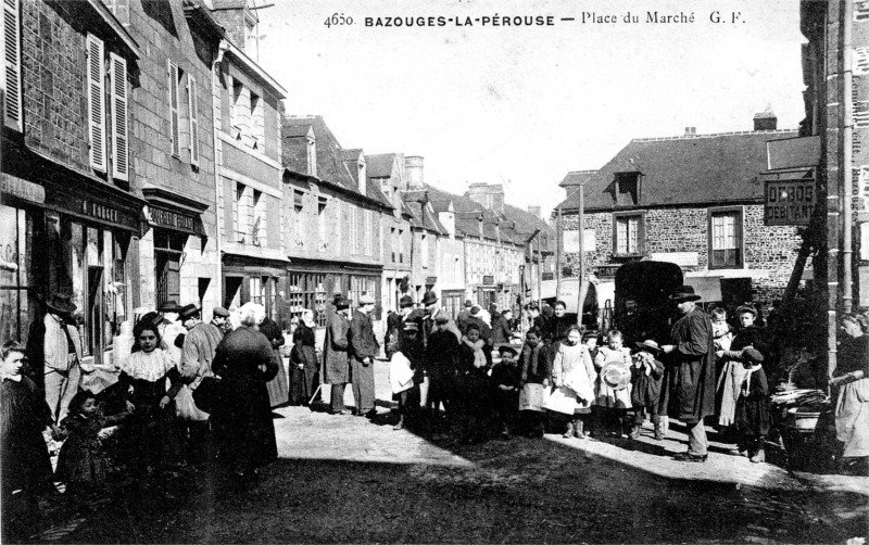 Ville de Bazouges-la-Pérouse (Bretagne).