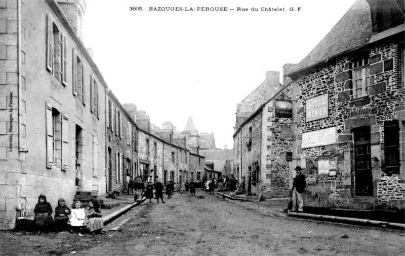 Ville de Bazouges-la-Prouse (Bretagne).