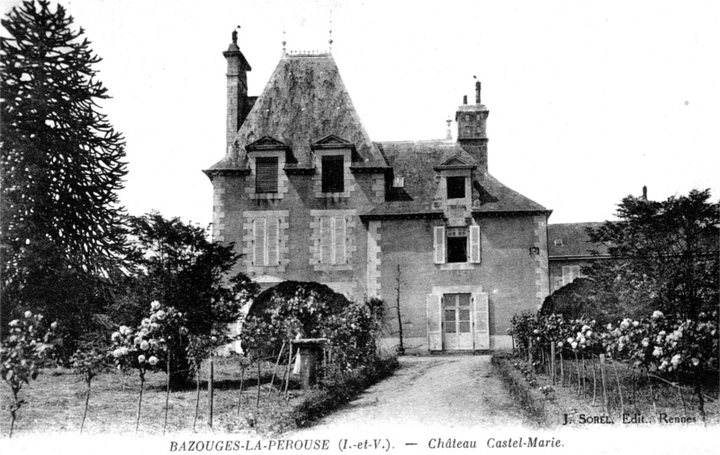 Manoir de Castel-Marie à Bazouges-la-Pérouse (Bretagne).