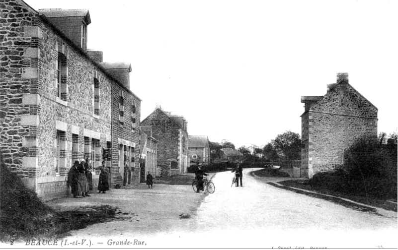 Ville de Beauc (Bretagne).