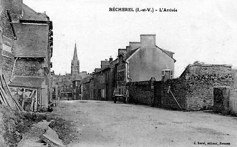 Ville de Bécherel (Bretagne).