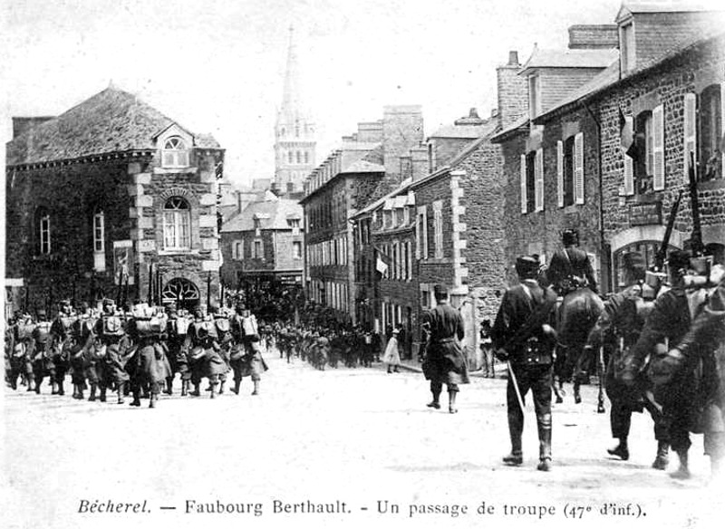 Ville de Bcherel (Bretagne).