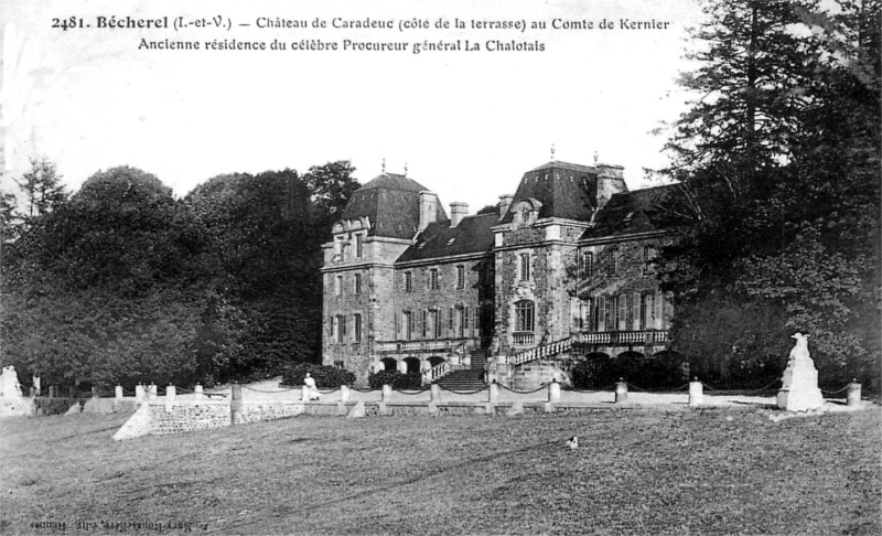 Château de Bécherel (Bretagne).