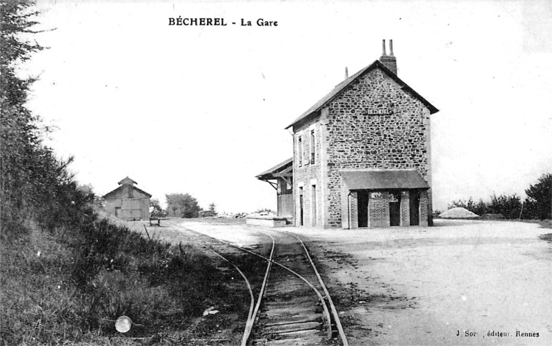 Ville de Bcherel (Bretagne).