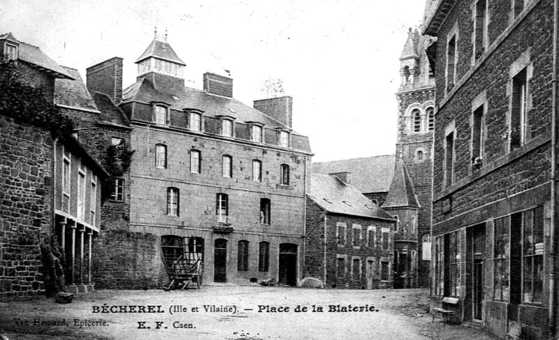 Ville de Bcherel (Bretagne).