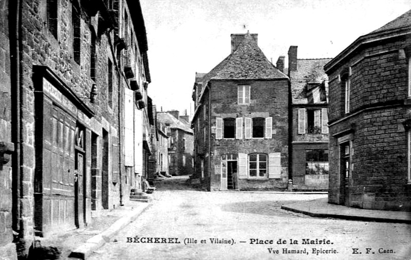 Ville de Bcherel (Bretagne).