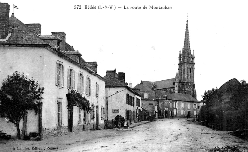 Ville de Bde (Bretagne).