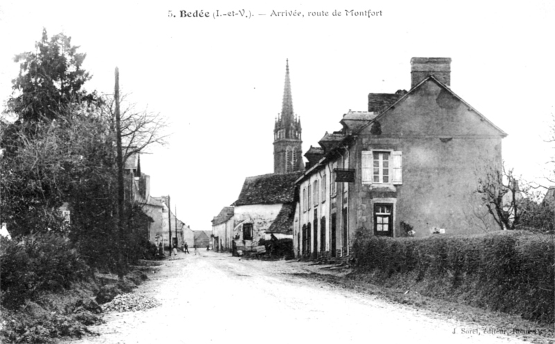 Ville de Bde (Bretagne).