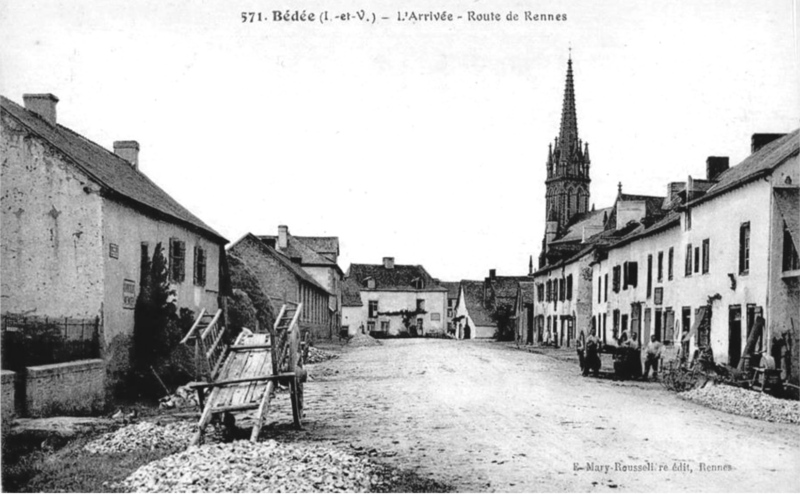 Ville de Bde (Bretagne).