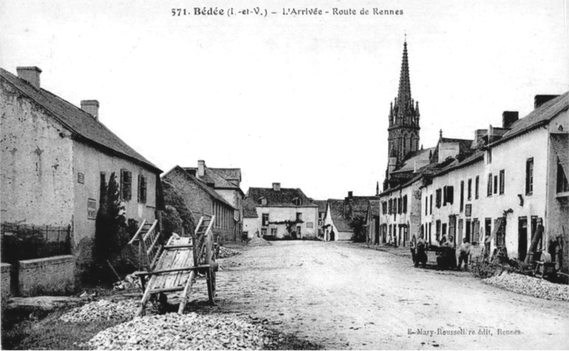 Ville de Bde (Bretagne).