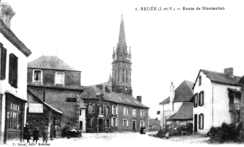 Ville de Bde (Bretagne).