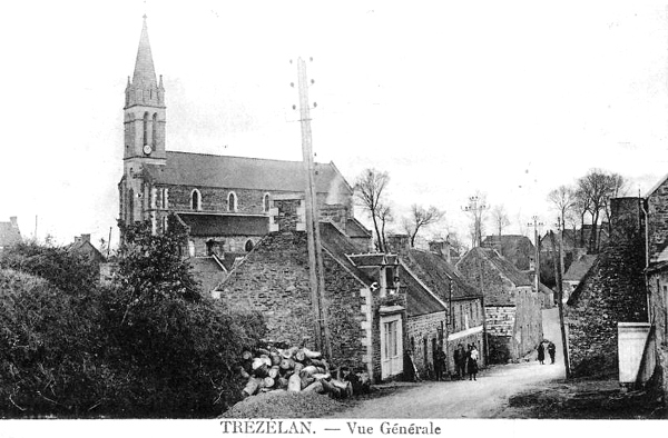 Eglise de Trézélan en Bégard (Bretagne).