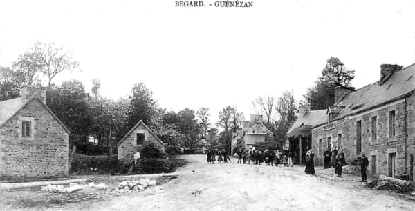 Ville de Bgard (Bretagne) : bourg de Gunzan.