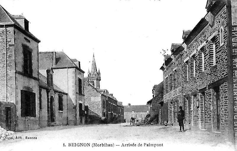 Ville de Beignon (Bretagne).