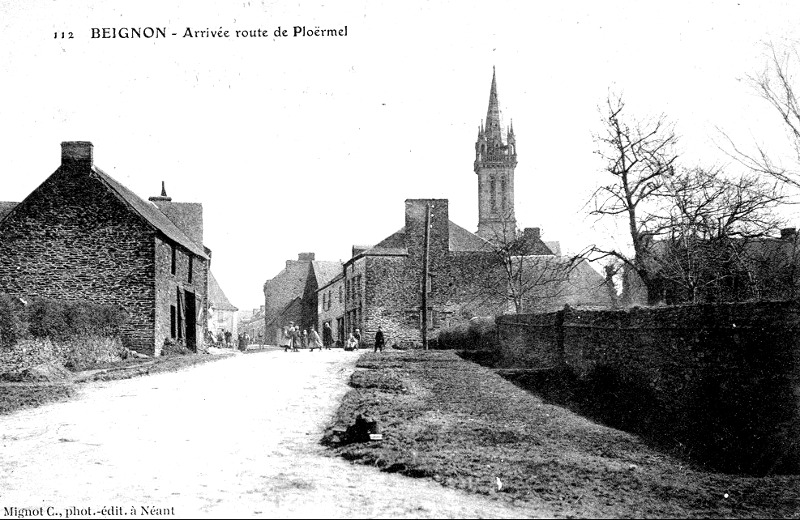 Ville de Beignon (Bretagne).