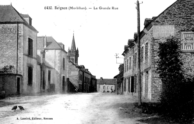 Ville de Beignon (Bretagne).