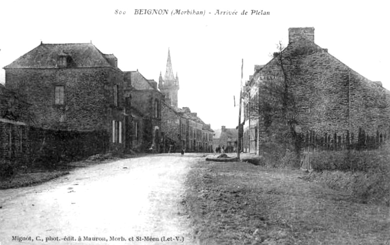 Ville de Beignon (Bretagne).