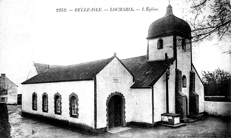 Eglise de Locmaria en Belle-Ile-en-Mer (Bretagne).