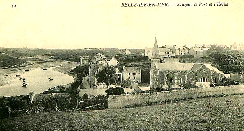 Sauzon, en Belle-Ile-en-Mer (Bretagne)
