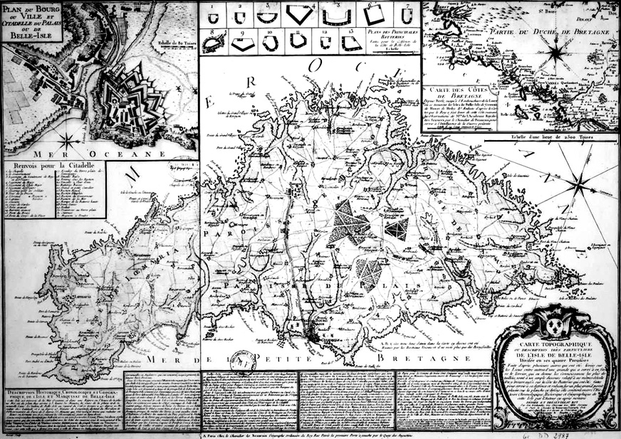 Plan de Belle-Ile-en-Mer