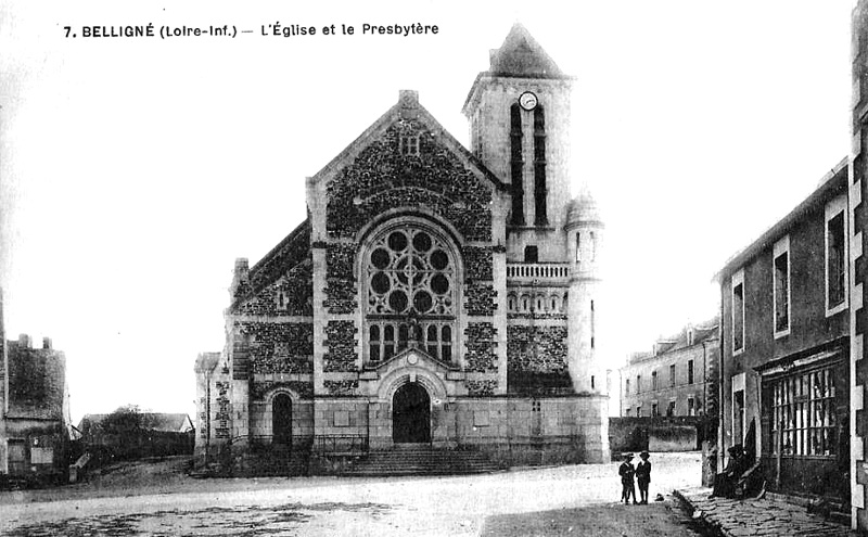 Eglise de Belligné (anciennement en Bretagne).