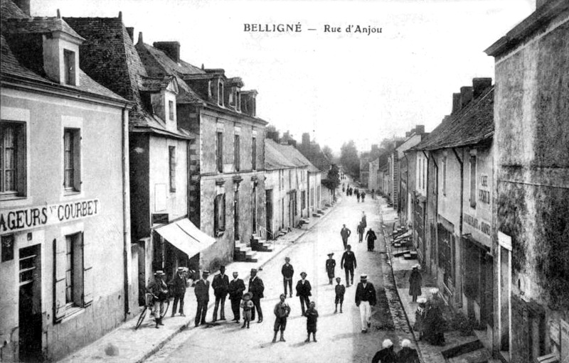 Ville de Bellign (anciennement en Bretagne).