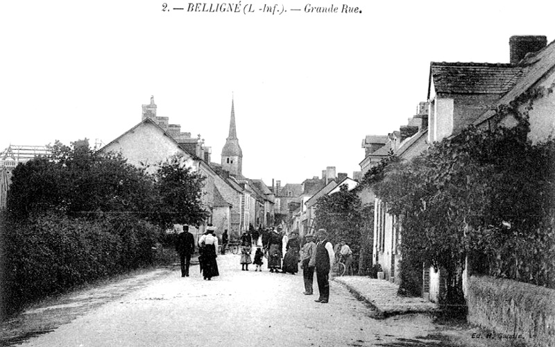 Ville de Bellign (anciennement en Bretagne).