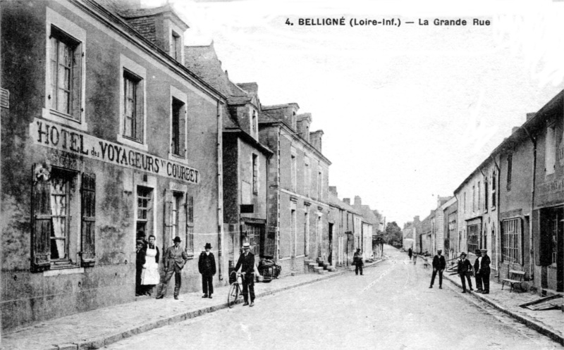 Ville de Belligné (anciennement en Bretagne).