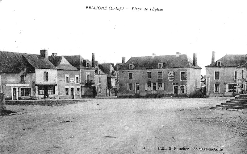 Ville de Bellign (anciennement en Bretagne).