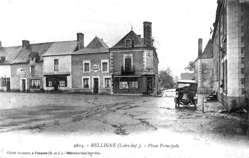 Ville de Bellign (anciennement en Bretagne).