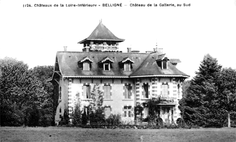 Château de la Gallerie à Belligné (anciennement en Bretagne).