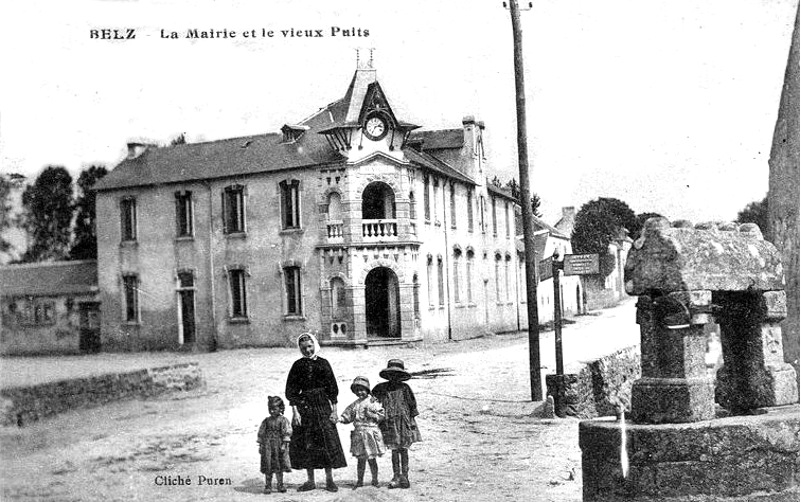 Ville de Belz (Bretagne).