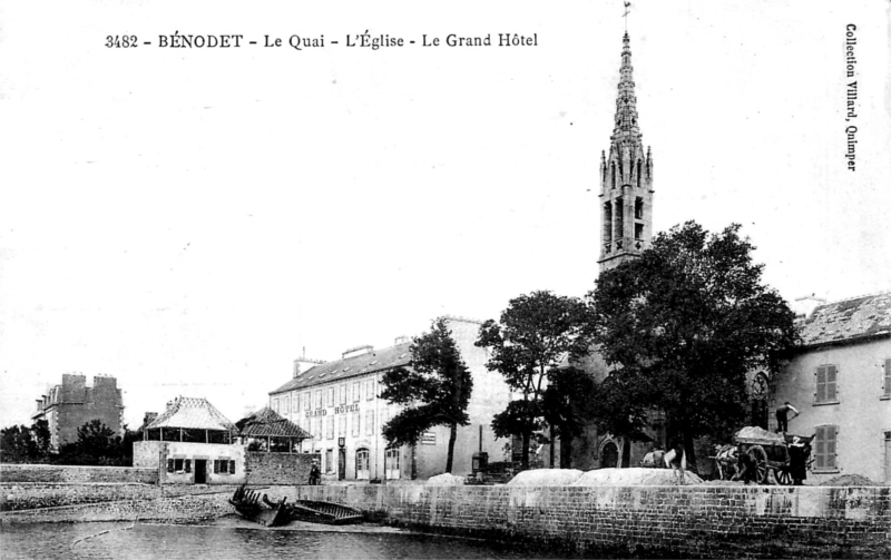 Ville de Bénodet (Bretagne).