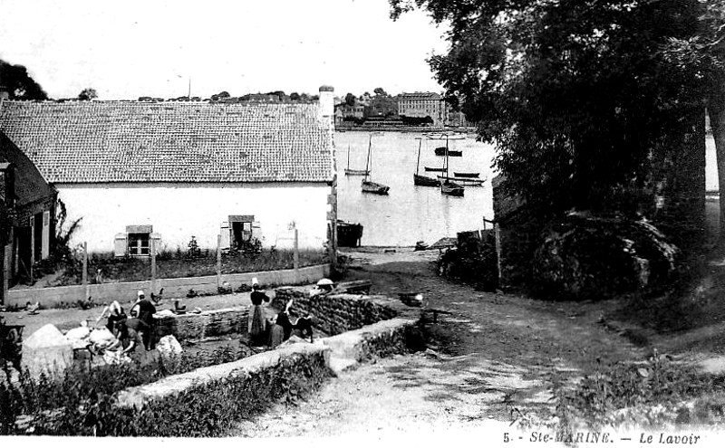 Lavoir de Bnodet (Bretagne).