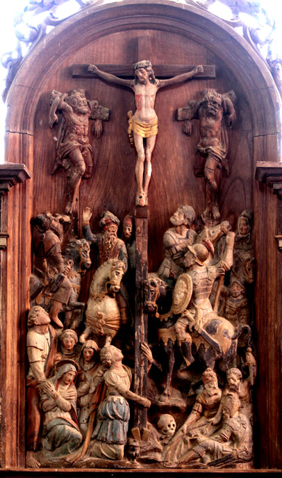 Retable de l'glise Notre-Dame de Berhet (Bretagne)