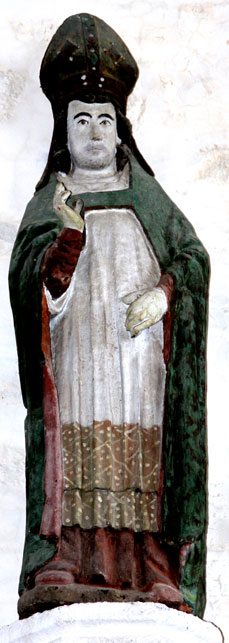 Statue de l'glise Notre-Dame de Berhet (Bretagne)