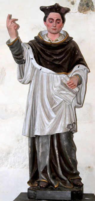 Statue de l'église Notre-Dame de Berhet (Bretagne)