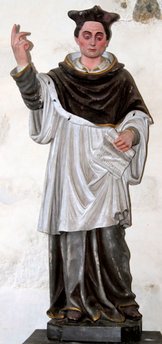 Statue de l'glise Notre-Dame de Berhet (Bretagne)